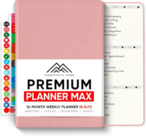 Miniatura 42 de Sin fecha, Agenda 2026, 8.5" x 11" - La Agenda de Productividad #1 para Lograr Tus Objetivos 2026 - Agenda 2026-2027 por PRODUCTIVITY STORE