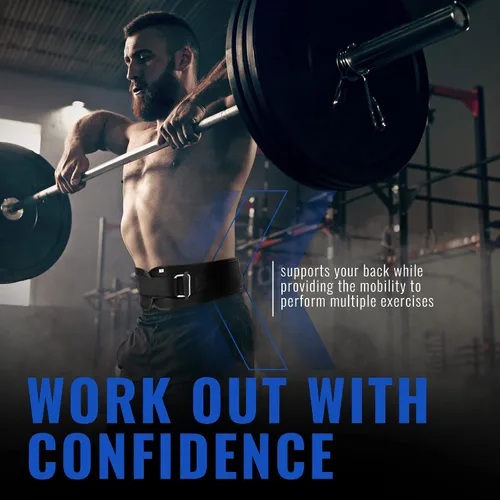 Miniatura 7 de Cinturón para levantamiento de pesas Fire Team Fit, para hombres y mujeres, de 6 pulgadas, soporte de espalda para fisicoculturismo y fitness, ideal