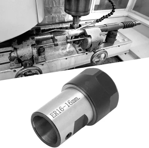 Miniatura 3 de ER16 Adaptador de eje de motor Collet Block Chuck Tool Equipo de soldadura por arco Adaptador de varilla de electrodos de palo para fresadora CNC