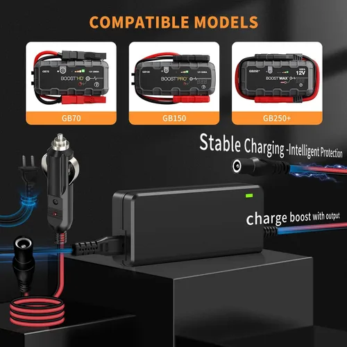 Miniatura 4 de Kit de cargador de repuesto de adaptador de corriente de 56W 14V para cargador de batería NOCO Starter GB70 GB150 GB250+ GB251+ GB500 GB500+ Genius