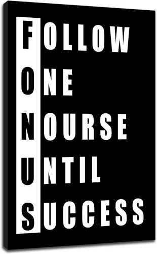 Miniatura 51 de Motivational Wall Art 1% Better Every Day Quote Framed Canvas Poster Inspirational Wall Decor for Office Gym Study Room Small Size Growth Mindset