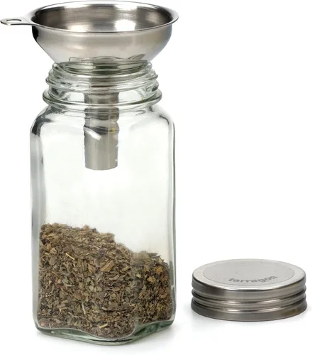 Miniatura 4 de Embudo de acero inoxidable, para rellenar frascos angostos y botellas, 1 unidad