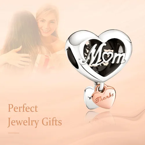 Miniatura 4 de Annmors Jewelry Family Charms for Woman 925 Sterling Silver Dangle Beads with Cubic Zirconia,DIY Jewelry Beads Gifts for Women Bracelet & Necklace