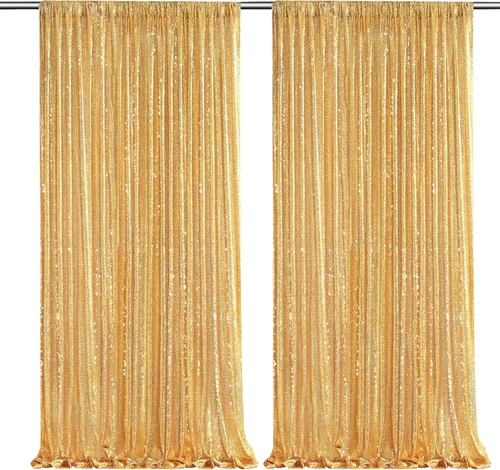 Miniatura 97 de Cortinas de fondo de lentejuelas rosas de 2 piezas, 2 pies x 8 pies, fondo de fotografía, cortina para fiestas con purpurina, fondo de boda, tela