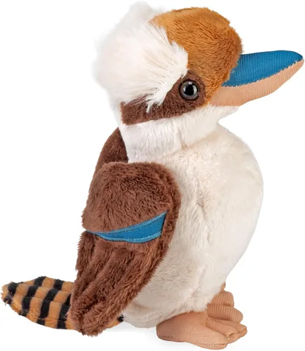 Miniatura 5 de Wild Republic Pocketkins Eco Kookaburra, animal de peluche, 5 pulgadas, hecho de materiales reciclados, respetuoso con el medio ambiente