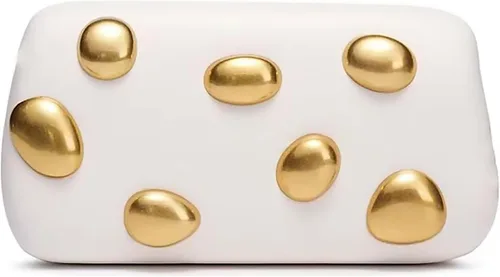 Miniatura 36 de Bolso de mano de piel sintética desmontable con cadena cruzada, bolso de noche, bolso de mano para mujer, formal, boda, fiesta, baile de graduación