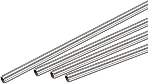 Miniatura 9 de uxcell Tubo redondo de acero inoxidable 304 0.079 in OD 0.008 in espesor de pared 11.811 in longitud 4 piezas