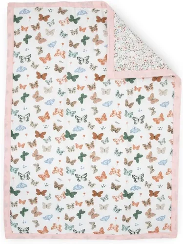 Miniatura 5 de Little Unicorn Manta de edredón de muselina Tela de muselina suave y transpirable 36 x 50 pulgadas 100% algodón Manta para cuna y cama