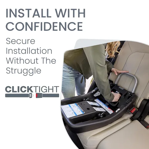 Miniatura 4 de Britax Willow S - Asiento infantil de automóvil con base alpina, tecnología ClickTight, asiento de automóvil orientado hacia atrás con sistema Ónix