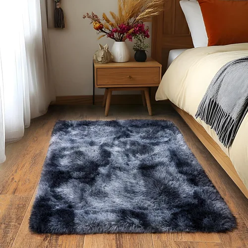 Miniatura 91 de Alfombras de Pasillo para Dormitorio 2x6 pies Alfombras de Pasillo para Pasillos Antideslizantes Suaves de Pelo Largo Alfombra de Cabecera, Alfombra