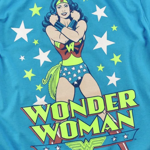 Miniatura 5 de Popfunk Camiseta clásica de las estrellas de la mujer maravilla