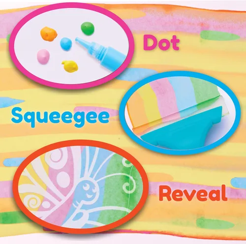 Miniatura 4 de Creativity for Kids Kit de Manualidades Squeegeez Magic Reveal: Mariposa - Actividad de Pintura Artística para Niños, Regalos para Niñas y Niños
