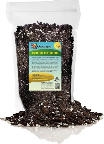 GARDENERA Mezcla para macetas de palmeras, el suelo definitivo para palmeras fuertes y saludables, la mejor opción para cultivadores de palmeras