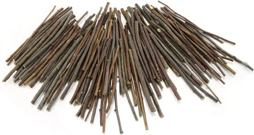 Miniatura 2 de TKOnline - 100 palitos de madera de 3.94 pulgadas, 0.1-0.2 pulgadas de diámetro, para manualidades, accesorios de fotos, palos de madera