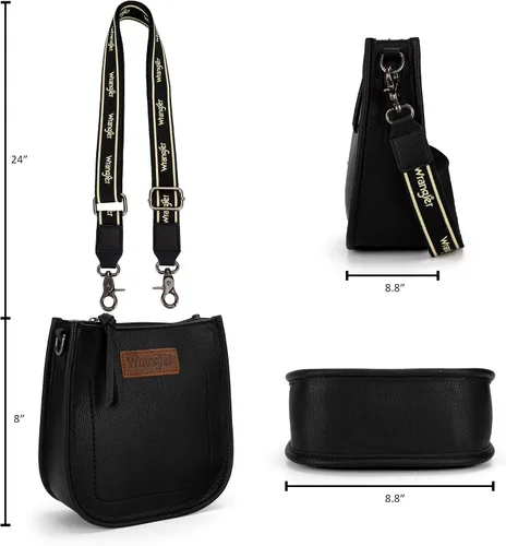 Miniatura 6 de Wrangler Bolsos cruzados para mujer, diseño de moda, mini monederos de hombro