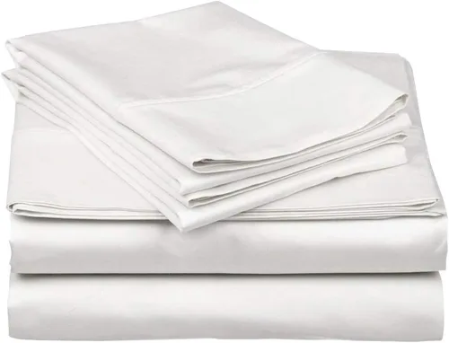 Miniatura 5 de Rajlinen Split Queen Sheet Set for Adjustable Bed, 100% Egyptian Cotton, 5 Piece Set, Dual 16" Deep Pocket Fitted Sheets, Soft, Cooling, Breathable