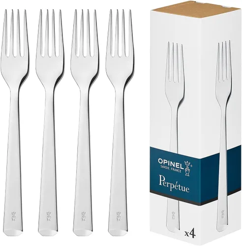 Opinel Perpétue - Colección de cubiertos de acero inoxidable atemporal y elegante, apto para lavavajillas, diseñado en Francia, fabricado en