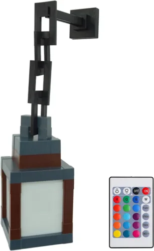 Miniatura 7 de Linterna Pixelada de Noche, Regalo de Navidad 2026, LED de 16 Colores, Linterna Colgante Cambiante de Minecraft - Luces de Noche Recargables