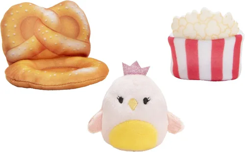 Miniatura 3 de Squishville Mini-Squishmallows Cinema Playset – Incluye una felpa de 2 pulgadas, silla de pretzel, cubo de palomitas de maíz, felpa