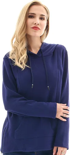 Miniatura 18 de Bearsland - Sudadera de lactancia y maternidad para mujer, con bolsillos y capucha