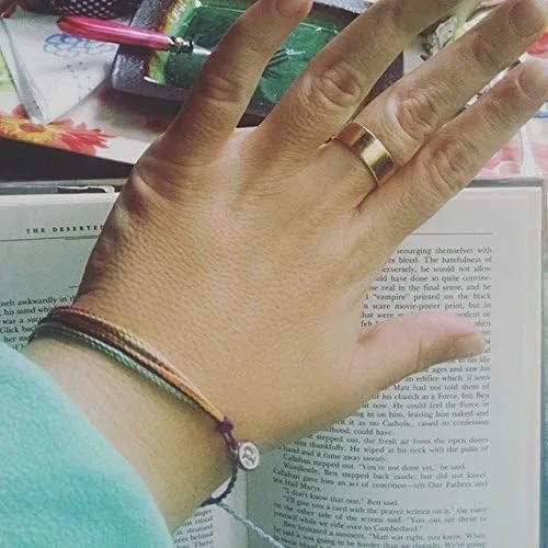 Miniatura 3 de Pura Vida - Pulsera 100 % impermeable, hecha a mano, con dije revestido y correa ajustable