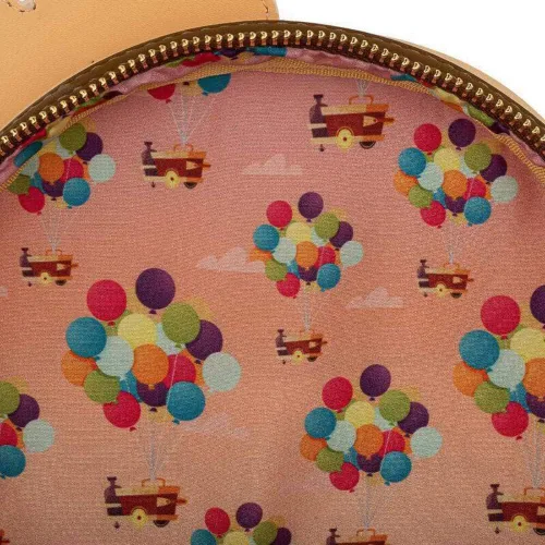 Miniatura 4 de Loungefly Disney Pixar Up Working Buddies - Bolso de hombro con doble correa para mujer Multi Bordado