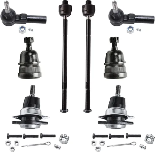 Miniatura 129 de Detroit Axle – Kit de suspensión delantera para Hyundai 2013-2018 Santa Fe 2 enlaces de barra de estabilizador 4 varillas de amarre interiores