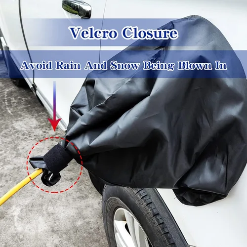Miniatura 5 de Funda para puerto de cargador EV, cubierta para enchufe de cargador de auto eléctrico, impermeable al aire libre, protección contra nieve, lluvia