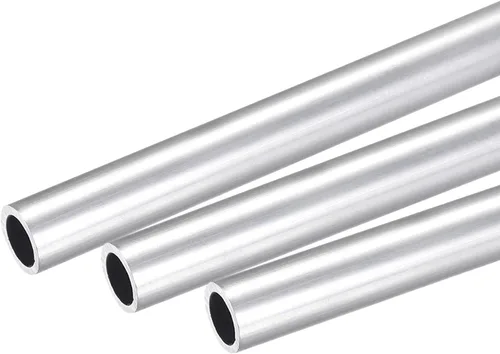 Miniatura 24 de uxcell 6063 Tubo redondo de aluminio 0.315 in OD 0.157 in Diámetro interior 9.843 in Longitud Tubería 3 PC