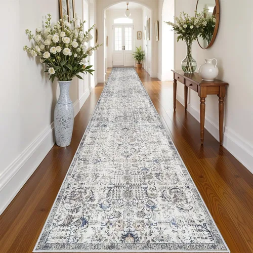 Miniatura 82 de RUUGME Alfombra Pasillera Lavable 2'6x12 - Alfombra de Pasillo con Respaldo Antideslizante Alfombras Resistentes a Manchas para Sala de Estar