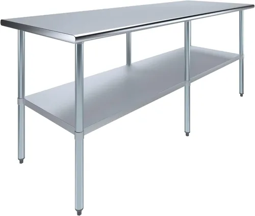 Miniatura 20 de Mesa de trabajo de acero inoxidable, mesa de metal