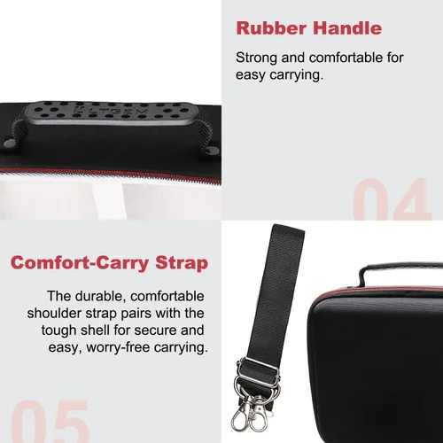 Miniatura 5 de LTGEM - Funda de impresora portátil compatible con Canon Selphy CP1500/CP1300 impresora fotográfica compacta, bolsa de almacenamiento de viaje