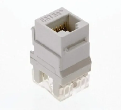 Miniatura 8 de Legrand - Conector Keystone OnQ RJ45, conector Keystone para Cat 5e, funciona con placas de pared multimedia para garantizar una terminación segura