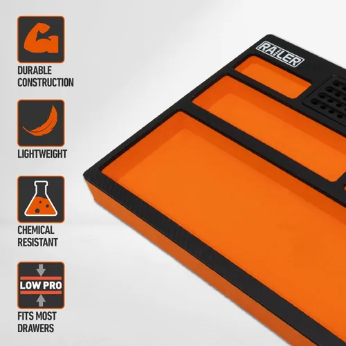 Miniatura 5 de Railer Bandeja de Espuma EVA para Herramientas – Accesorios y Organizador de Almacenamiento de Caja de Herramientas Portátil Premium con Organizador