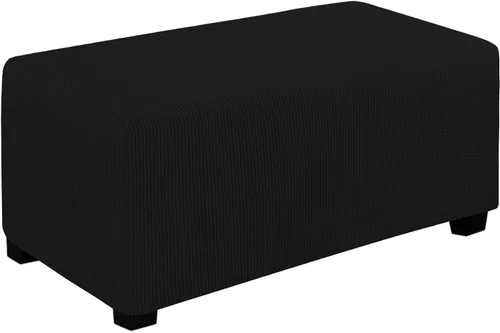 Miniatura 136 de Easy-Going Funda Elástica para Otomana Taburete de Almacenamiento Plegable Protector de Muebles Funda Rectangular Suave con Parte Inferior Elástica