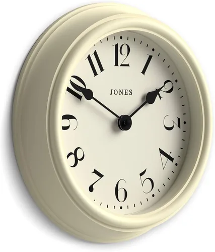 Miniatura 9 de JONES CLOCKS® Frieze - Reloj de pared, pequeño y elegante, clásico, redondo, 9.1 in, verde salvia, bonito diseño, ideal para la cocina, sala
