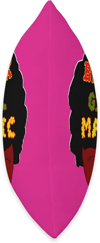 Miniatura 2 de love blaq Almohada mágica de Black Girl, 16 x 16 pulgadas, multicolor