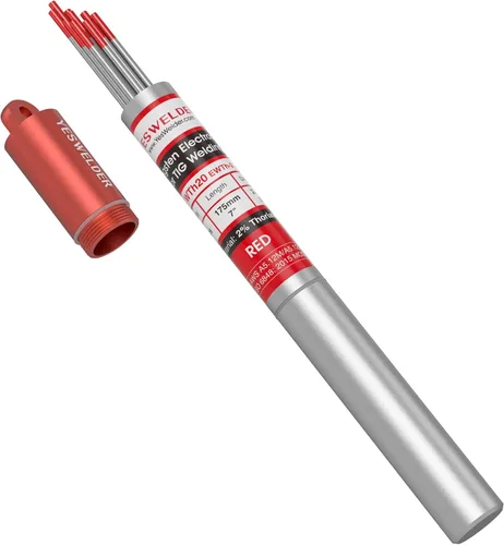Miniatura 24 de YESWELDER - Electrodo de tungsteno para soldadura TIG, ceriado al 2%, de 1/16 x 7 pulgadas (gris, WC20/EWCe-2), paquete de 10