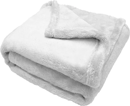 Miniatura 14 de Comfort Lab Manta de franela de felpa, suave, ligera, manta de forro polar para regalo, para sofá, cama y decoración del hogar, manta de forro polar