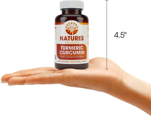 Miniatura 2 de Curcumina de cúrcuma orgánica de 1600 mg con bioperina y pimienta negra, sin OMG, apoyo natural para las articulaciones, mayor potencia con 95%