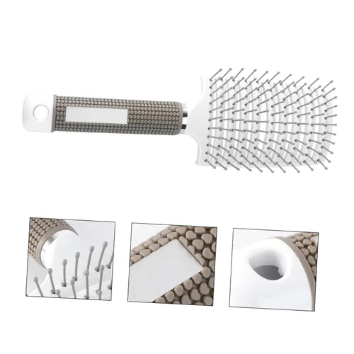Miniatura 9 de Beavorty 2 unids cepillo de pelo curvado desenredante peine ergonómico tipos de cabello ligero portátil para viajes cuero cabelludo amigable