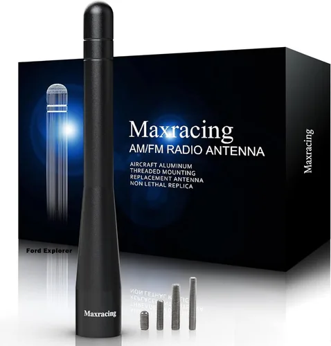 Miniatura 18 de MAXRACING - Antena corta para camión compatible con Z3 y Z4 1996-2016, segura para autolavado, antena de repuesto de aluminio