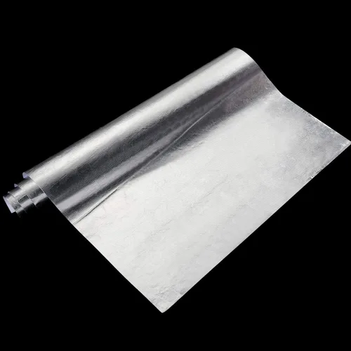 Miniatura 3 de BBTO Lámina reflectante de calor, con respaldo adhesivo de fibra de vidrio aluminizada, barrera de protección, material resistente al calor