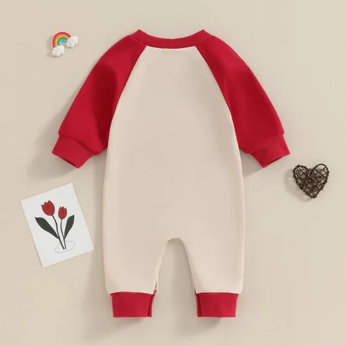 Miniatura 49 de FYBITBO Ropa de bebé niño niña Santa manga larga mono mameluco recién nacido primera Navidad traje de una pieza