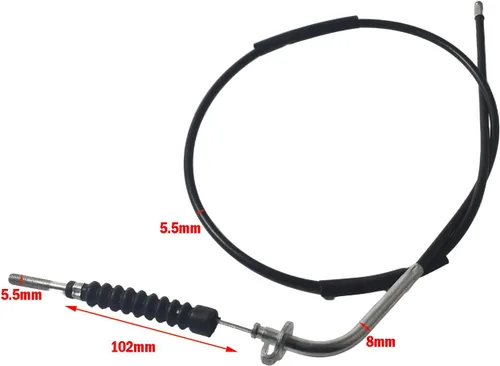 Miniatura 4 de Mingdun Cable de freno delantero para Suzuki LT80 80 Quadrunner 1987-2006 para Kawasaki KFX80 2003-2006 2 uds