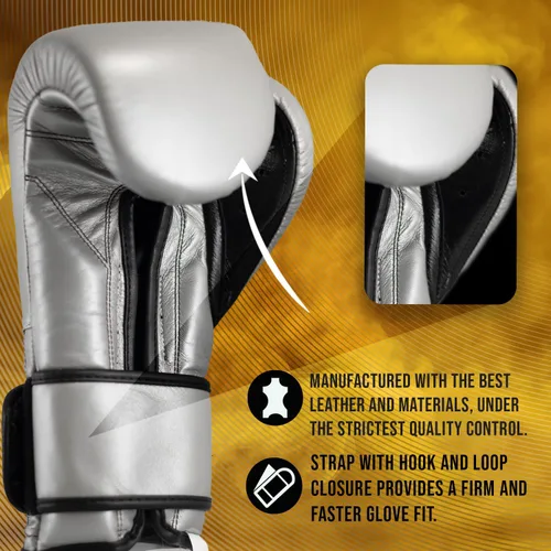 Miniatura 4 de CLETO REYES Guantes de entrenamiento de boxeo con cierre de gancho y bucle para sparring y sacos de boxeo pesados, para hombres y mujeres, MMA