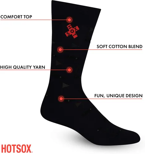 Miniatura 4 de Hot Sox Men's Fun Cocktail Drinks Crew Socks-1 Pair Pack-Cool & Funny Happy Hour Gifts
