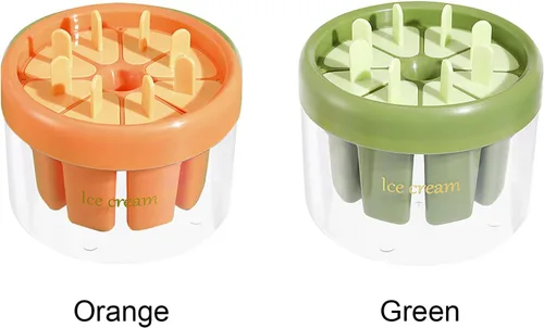 Miniatura 4 de Moldes de silicona para paletas de 8 piezas, moldes de paletas reutilizables, moldes de paletas de hielo, bricolaje, práctica máquina de paletas
