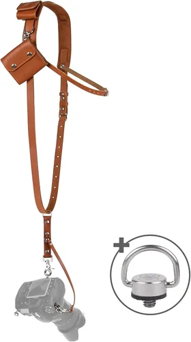 Miniatura 11 de C Coiro Leather Camera Strap Crossbody for DSLR, Mirrorless – Secure Dual Mount, Quick Release for Professional Photography