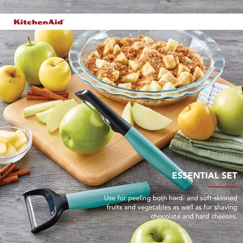 Miniatura 3 de KitchenAid Universal Euro Y Pelador, Juego De 2, Aqua